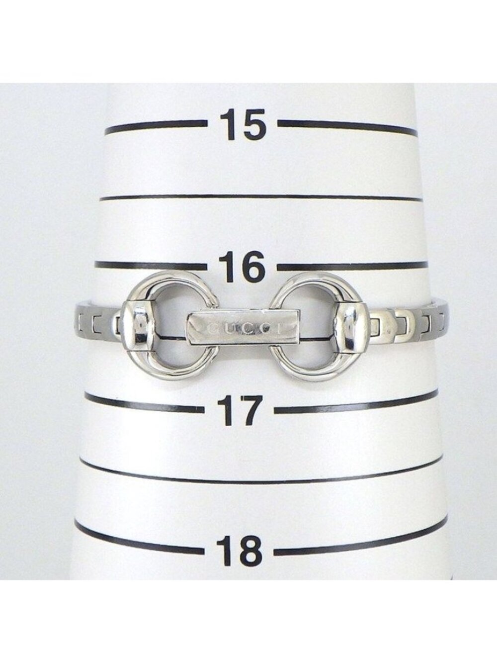 Gucci Watch Frame 128.5 Square GG Pattern Pink Shell Dial SS Quartz Movement - Picture 10 of 10